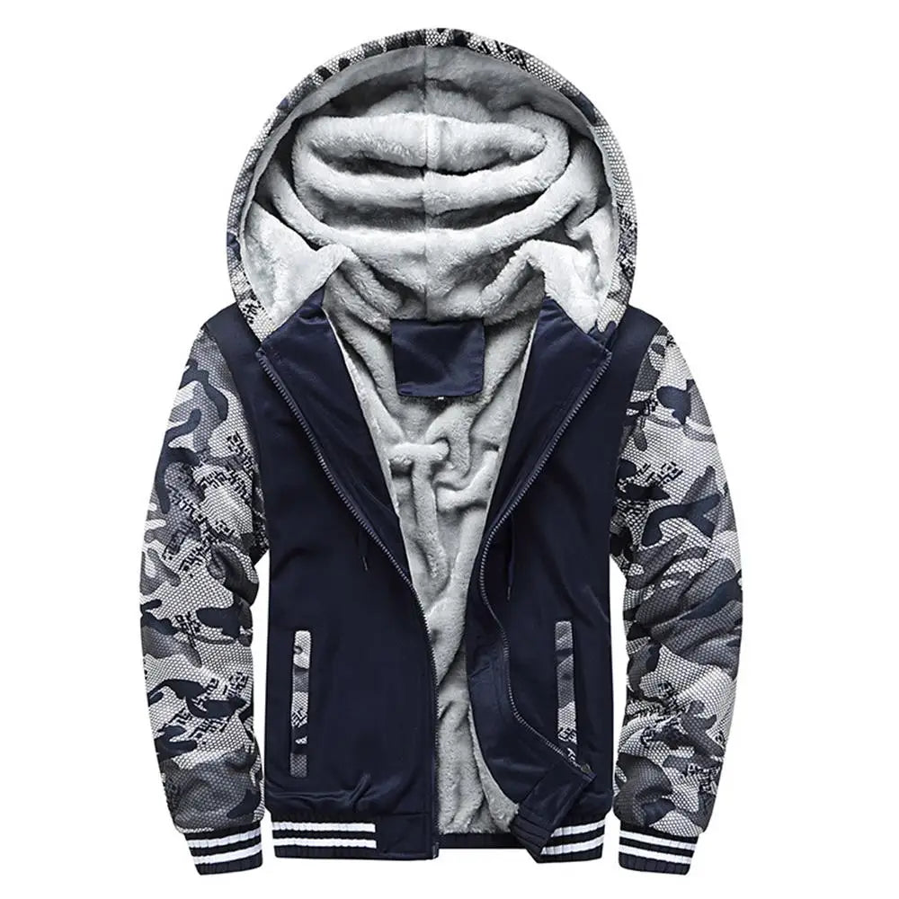 Men's Camouflage Jacket™ Casual Hoodies Long Sleeve Thicken Fleece Winter Jackets