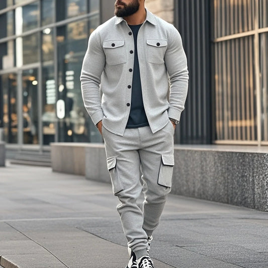 Men's Suit™ Outdoor Jacket for Men Lined with Sports Pants Set