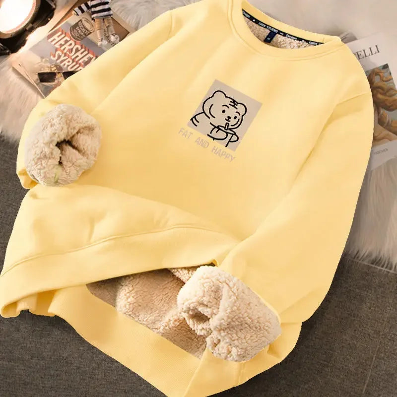 Women's Casual Loose Sweatshirts™ Lambs Wool Fleece