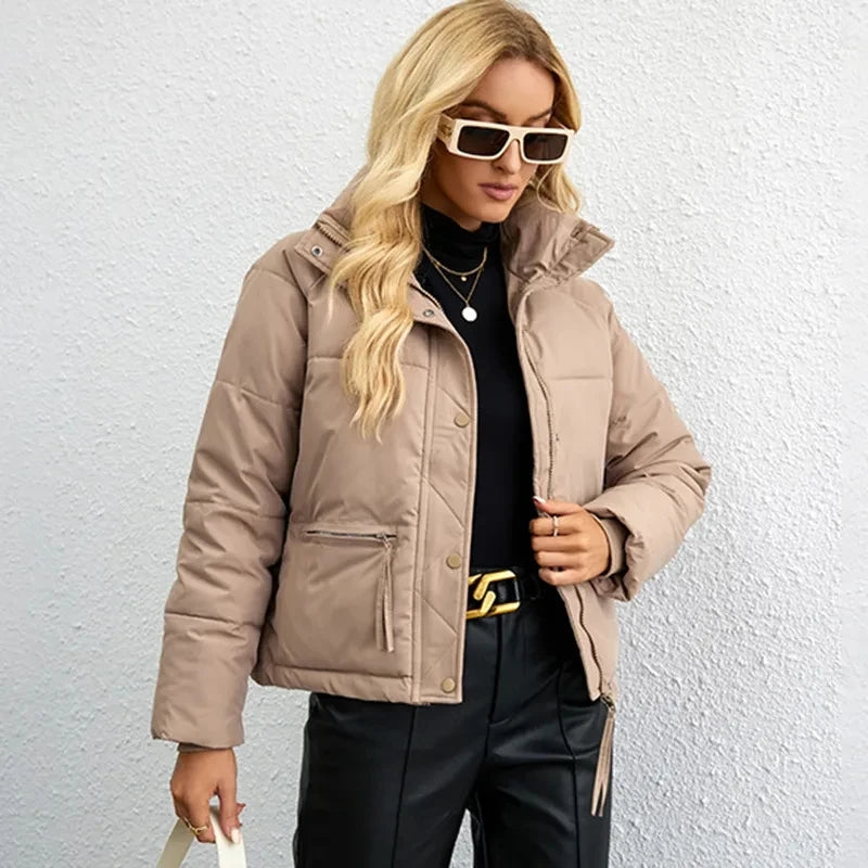 Women's Cotton Jacket™ Short Korean Collar Parkas jackets