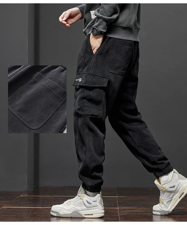 Men's Elastic Waist Jogging™ Spring Autumn New Style Stretch Straight Drawstring Pants