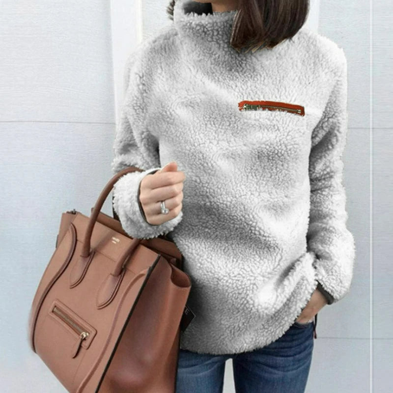 Women's Turtleneck Pullover™ Super Soft and Comfortable Solid Color Sweater