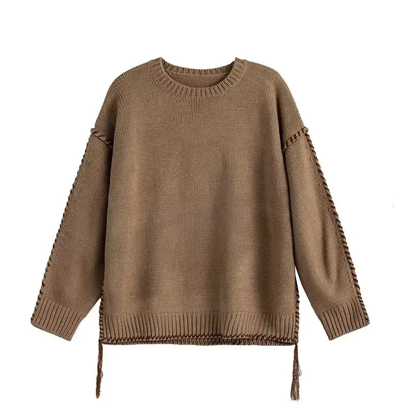 Men's Knitted Sweater™ Casual Versatile Long Sleeve round Neck Thick Sweater