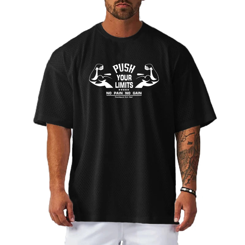 MEN'S Oversized Loose T-shirt™ Short-Sleeved Sportswear Gym T-Shirts