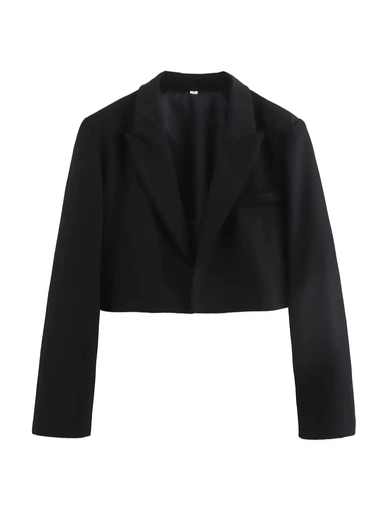 Women's Fashion Crop Blazer Jacket™ Long Sleeve Versatile Jacket
