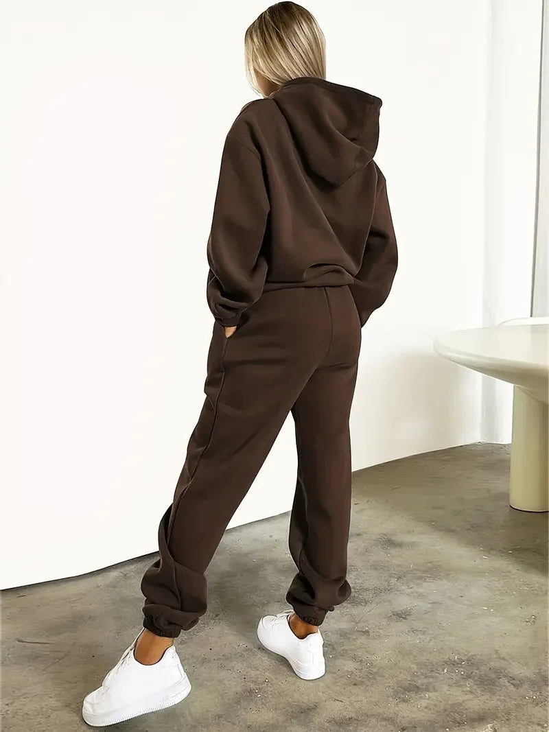 Women's Suits™ MILANO letter Printed Hoodie and Pants Clothing Set