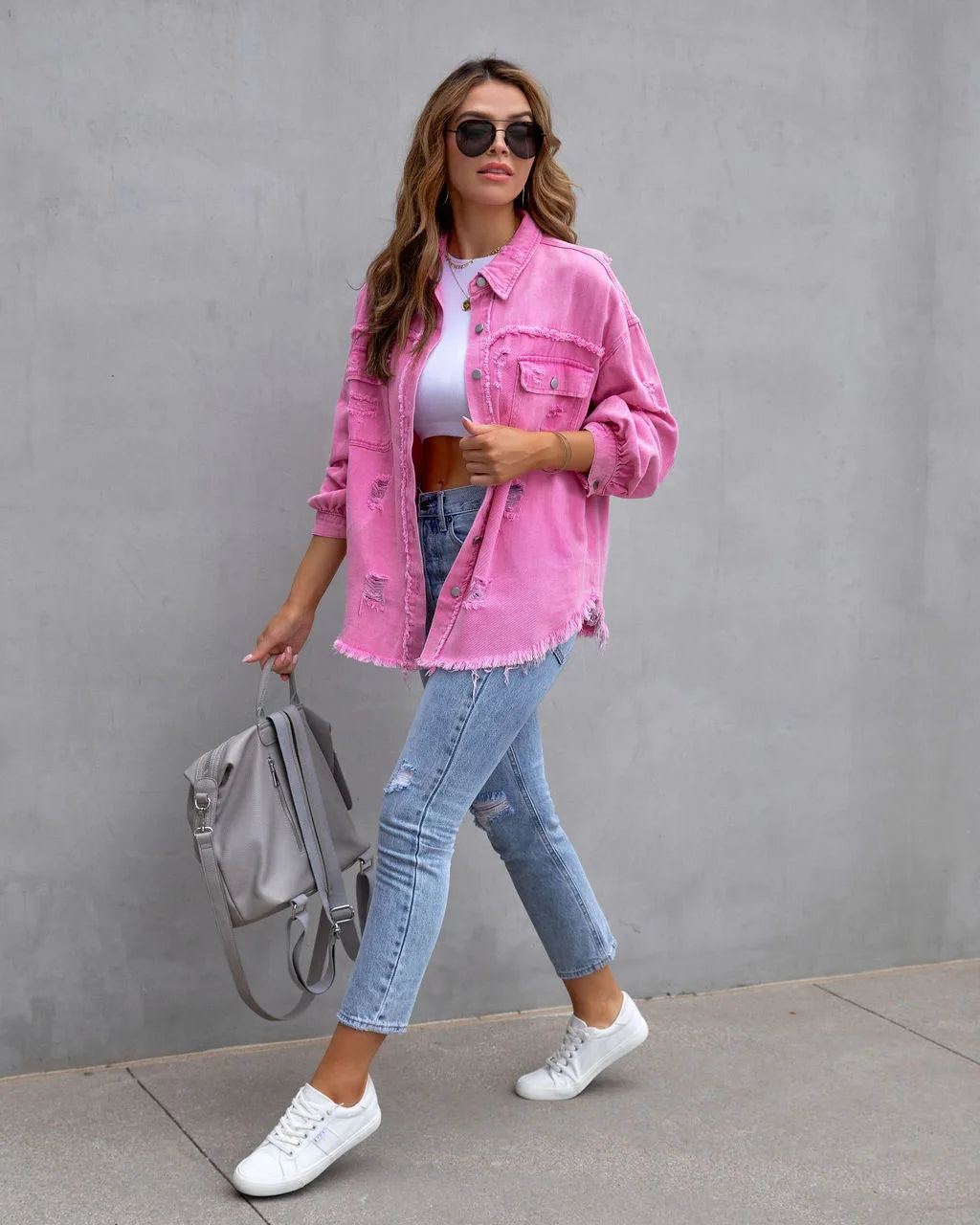 Women's Denim Shirts™ Vintage Oversized Loose Shirt