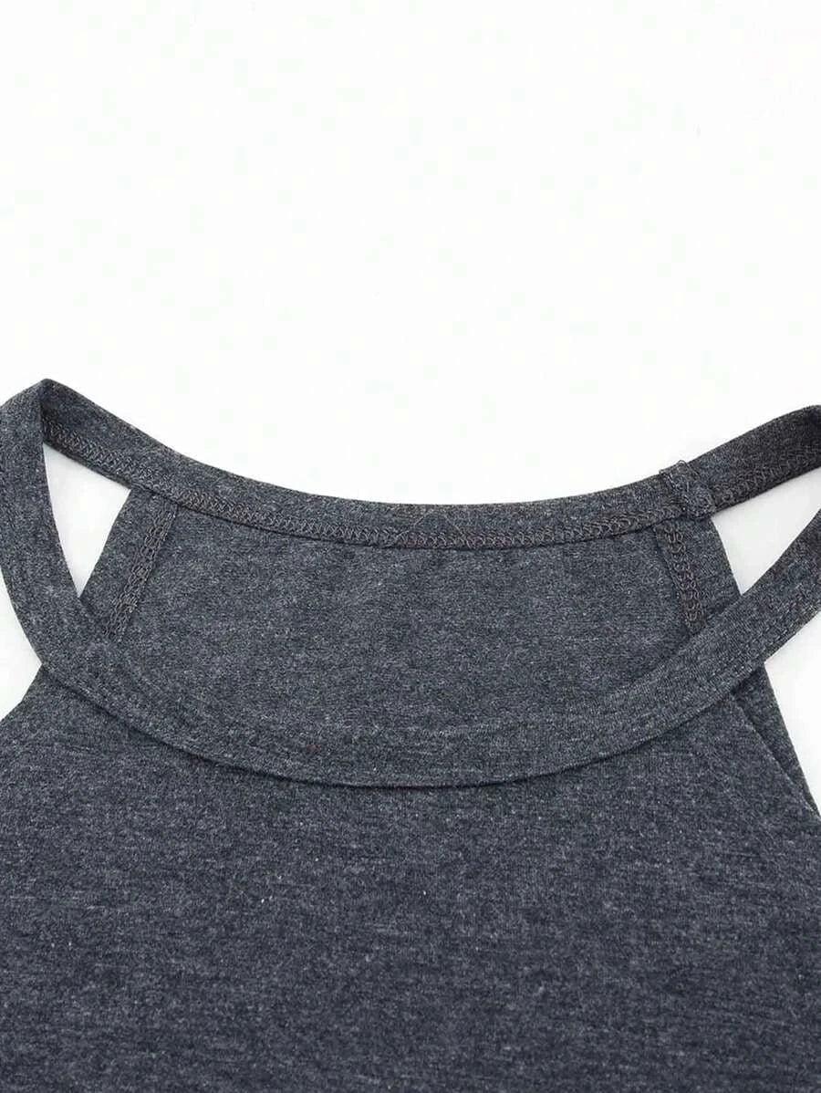 Women's Summer Sleeveless Halter T-Shirts™ Crew Neck Workout Tank Tops