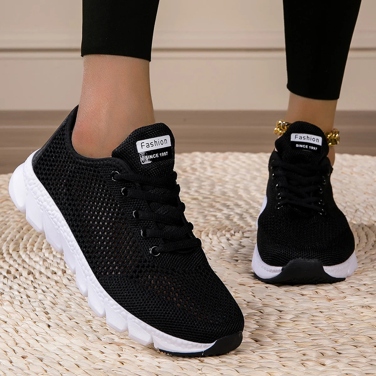 Women's New cross-border sneakers™ hollowed-out woven light shoes