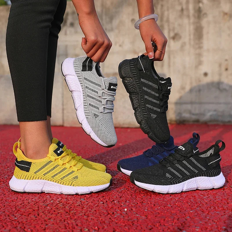 Women's Breathable Mesh Fabric Sneakers™ Lightweight Casual Versatile Flat Shoes