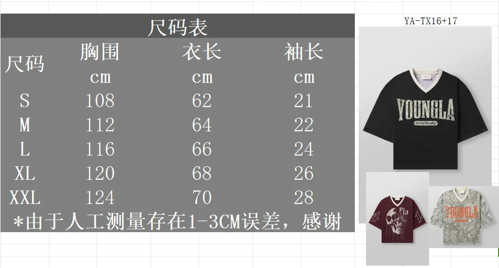 Men's T-Shirt™ YoungLa men's popular American breathable mesh short sleeved t-shirt