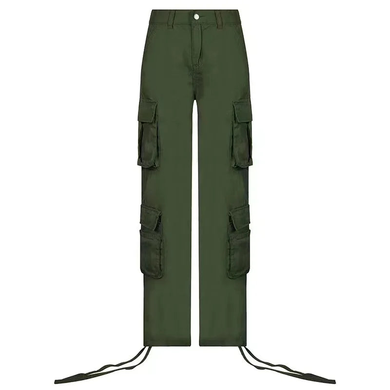 Women's Hip Hop Style Denim Pants™ Low Waist Casual Flap Pockets Pants