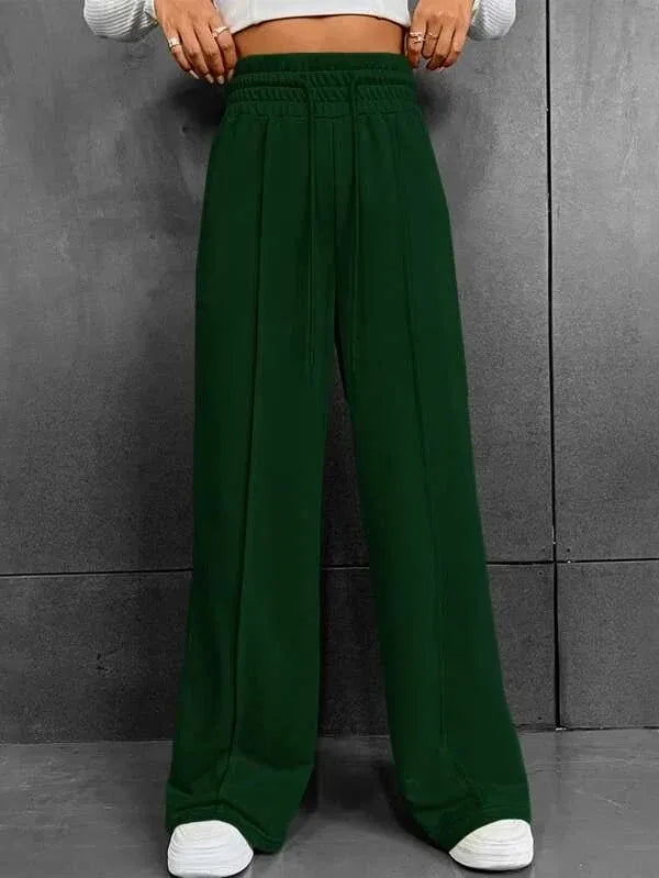 Women's straight tube loose pants™ wide leg pants casual pants