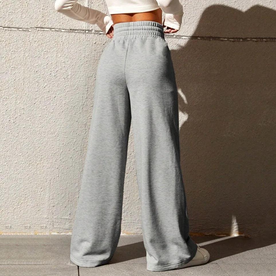 Women's straight tube loose pants™ wide leg pants casual pants