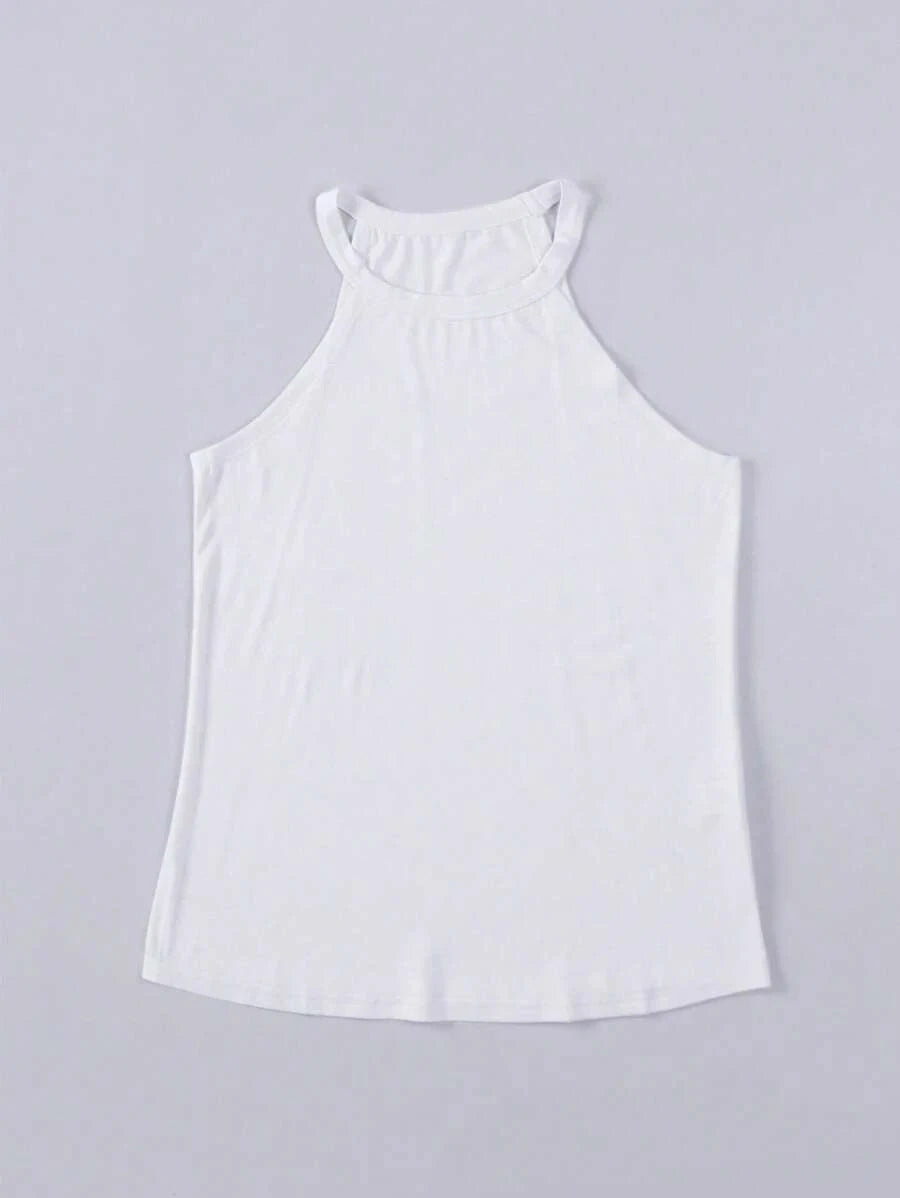 Women's Summer Sleeveless Halter T-Shirts™ Crew Neck Workout Tank Tops