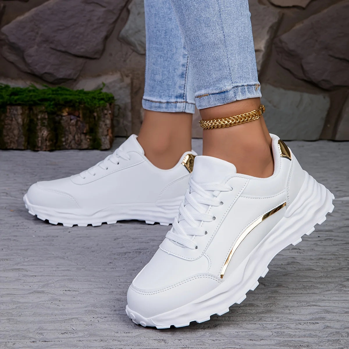 Women's Casual Sneakers™ Lace-up Lightweight Soft Sole Walking Comfortable Shoes