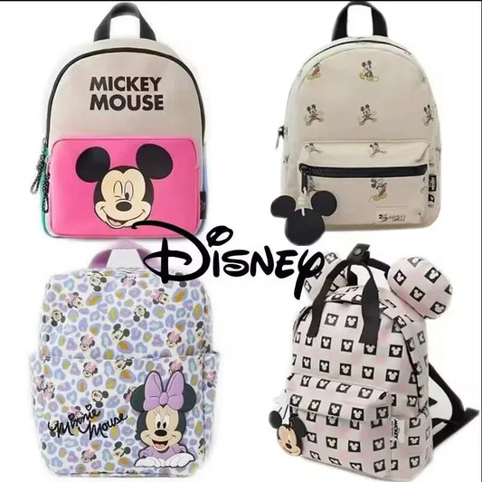 Disney Mickey Mouse Women's Backpack™ Minnie Canvas School Fashion Girls Backpack