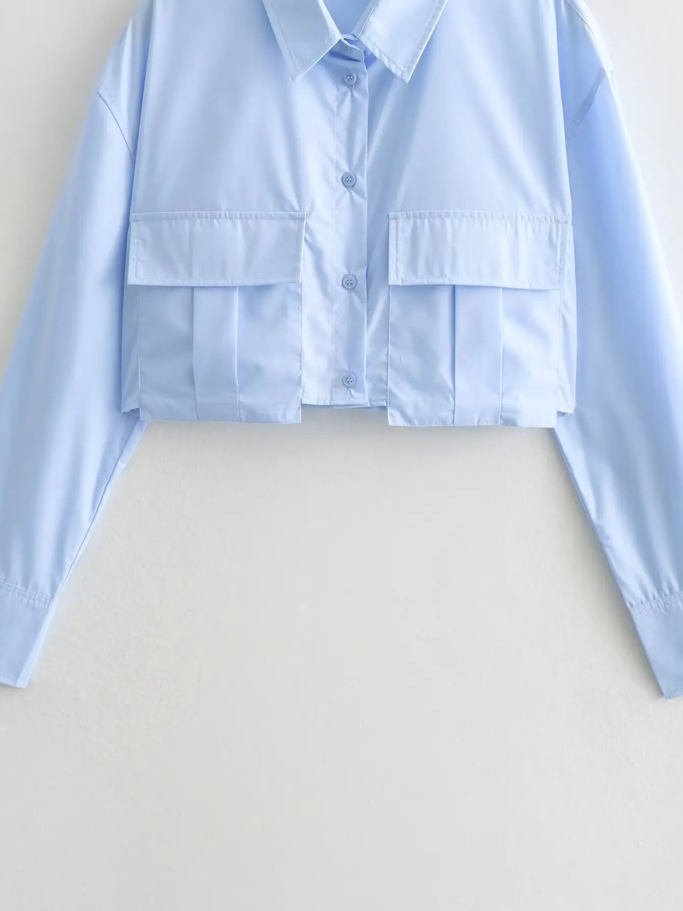 Women's TRAFZA  Long Sleeve With Pocket Shirt™ Casual Loose Versatile Shirt