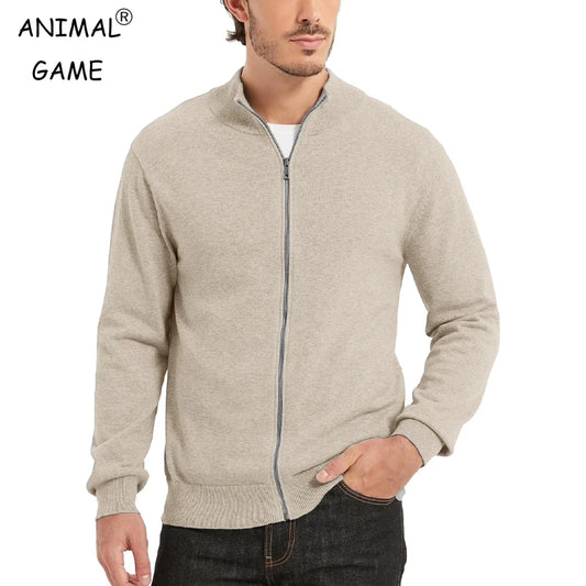 Men's Full Zip Up Sweater™ Stand Collar Lightweight Knitted Cardigan