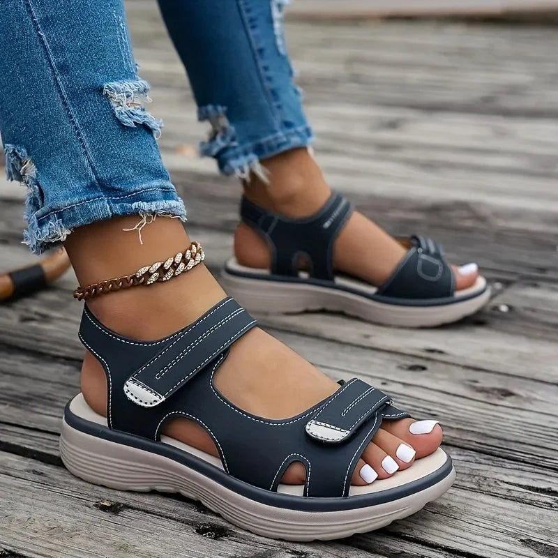Women's Sole Durable Sandals™ Outdoor Beach Slippers Platform Sandals
