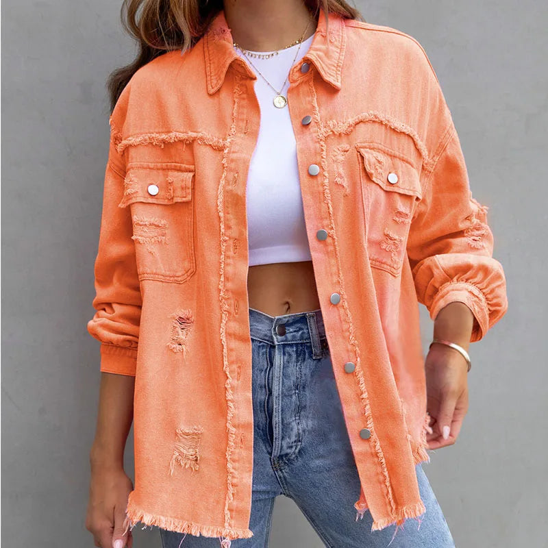 Women's Denim Shirts™ Vintage Oversized Loose Shirt