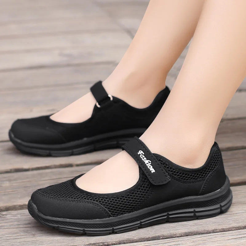 Women's Breathable Vulcanized Shoes™ Mesh Casual Walking Shoes