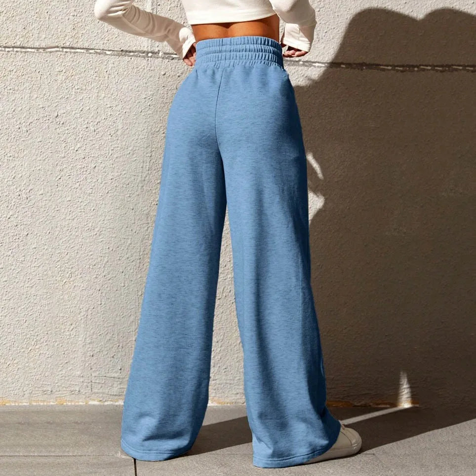 Women's straight tube loose pants™ wide leg pants casual pants