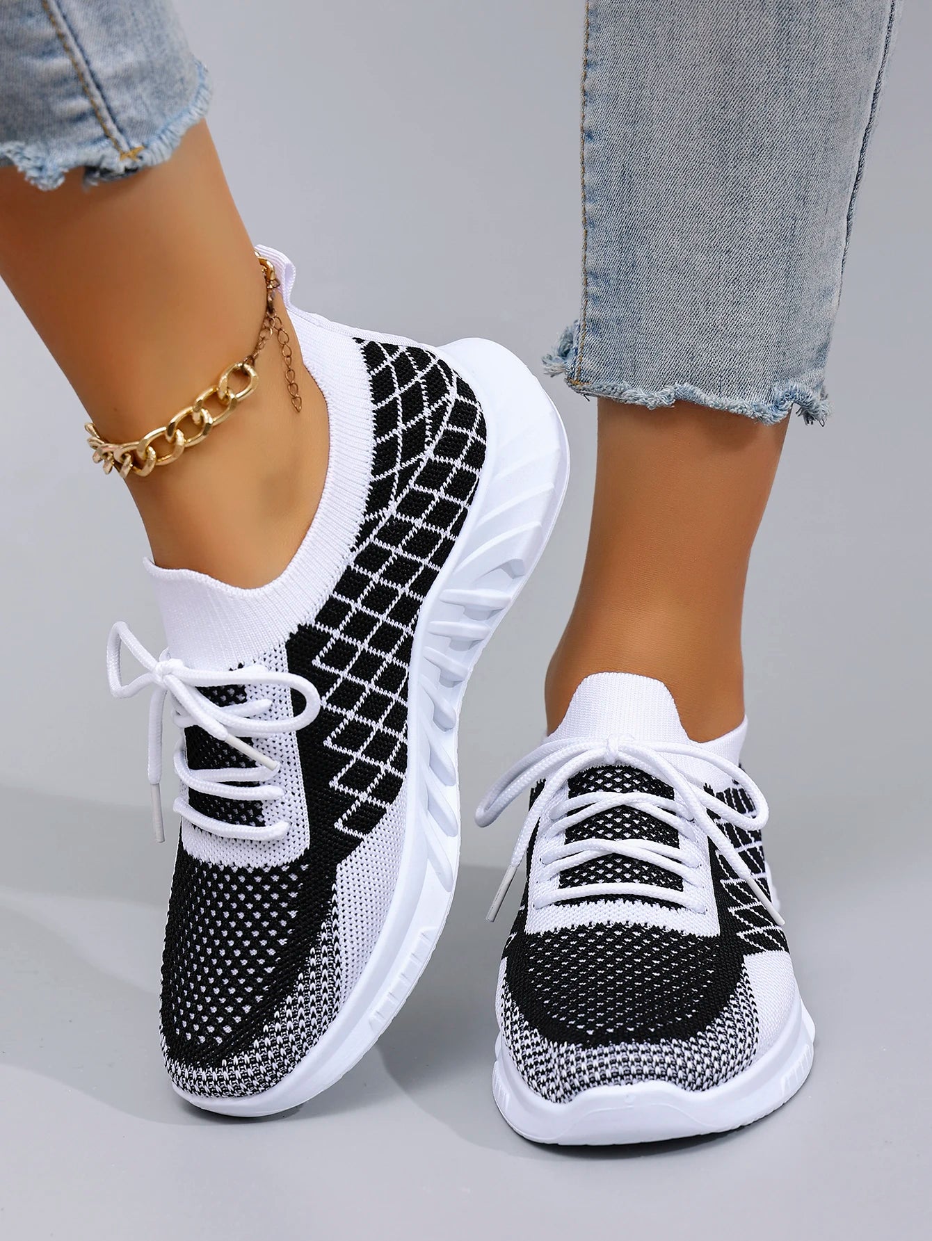 Women's Casual Sneakers™ Lace up Comfortable, Breathable, Lightweight, Wear Resistant Shoes