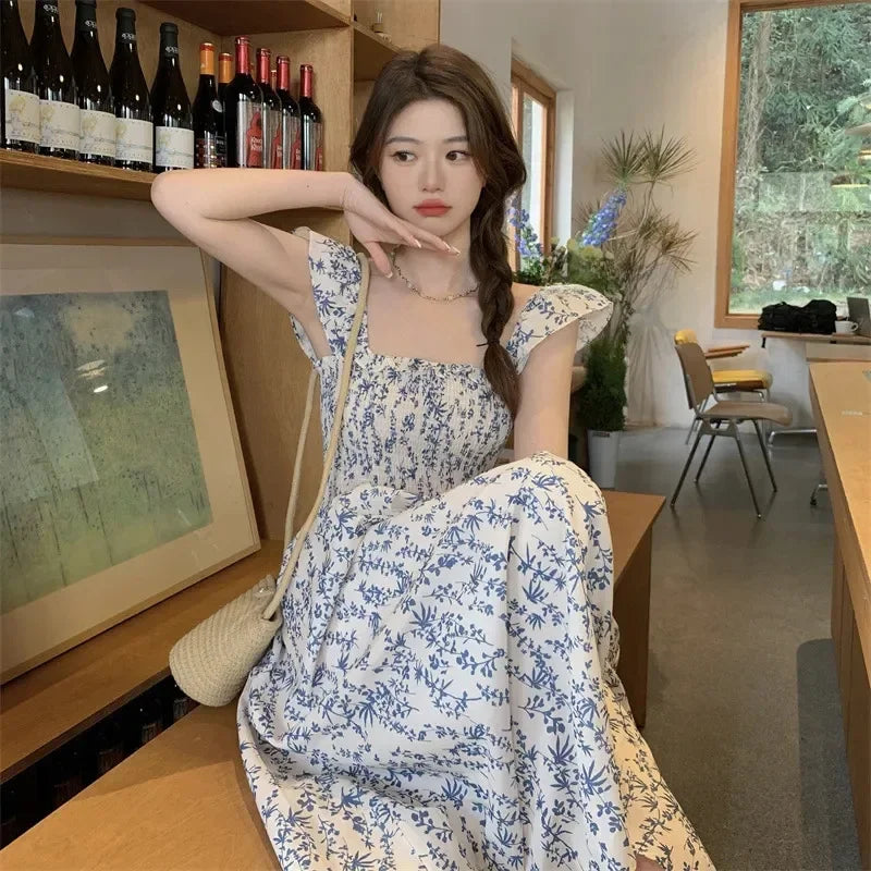 Women's French Style Sleeveless Dress™ Soft Backless Slim Fit Long Dress