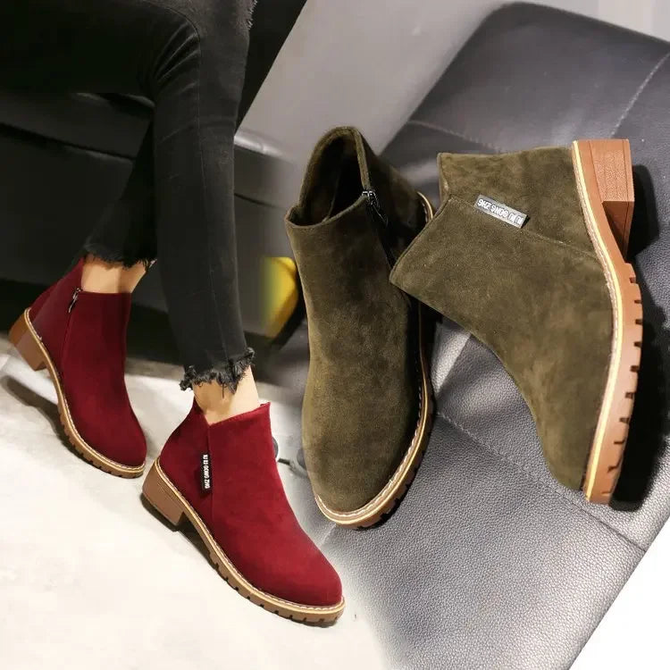 Women's Shoes™ Chelsea Type Leather Shoes