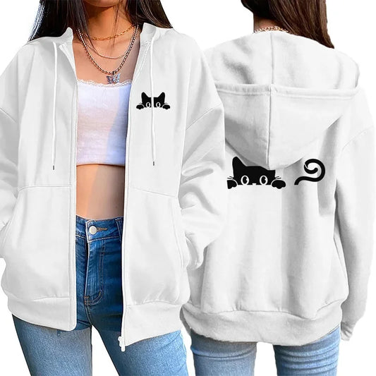Women's Cardigan Hooded Sweatshirt™  Casual Jogging Versatile Sport Coat