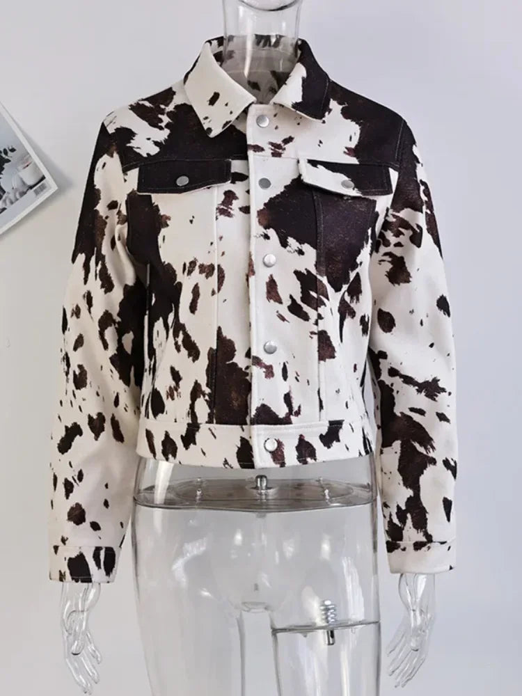 Women's Jacket™ Single Breasted Niche Design Turn-down Collar Jacket