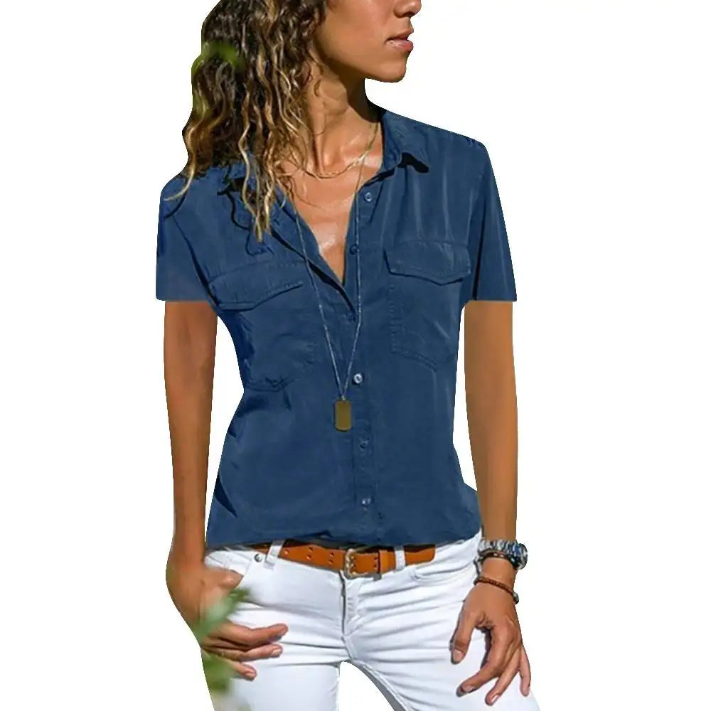 Women's Basics Summer Tops™ Casual Solid Y2K Crop T-shirt