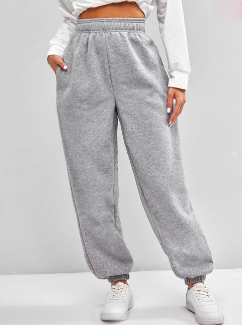Women's Comfortable High Waist Sweatpants™ Stretchy and Soft Elastic Waistband Pants