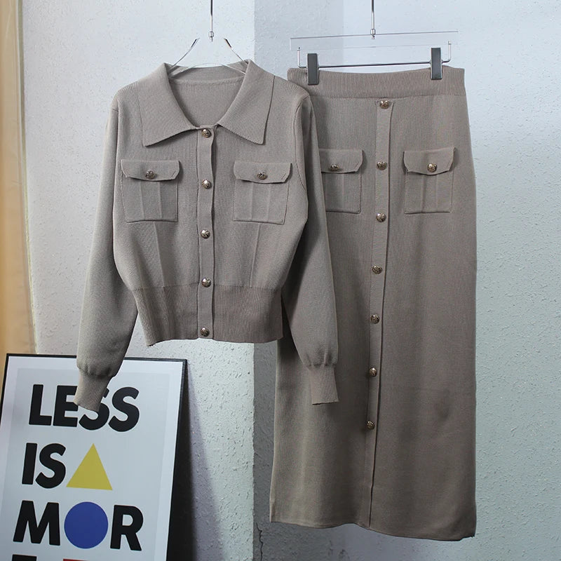 Women's Elegant Dress and Shirt™ Vintage Sets