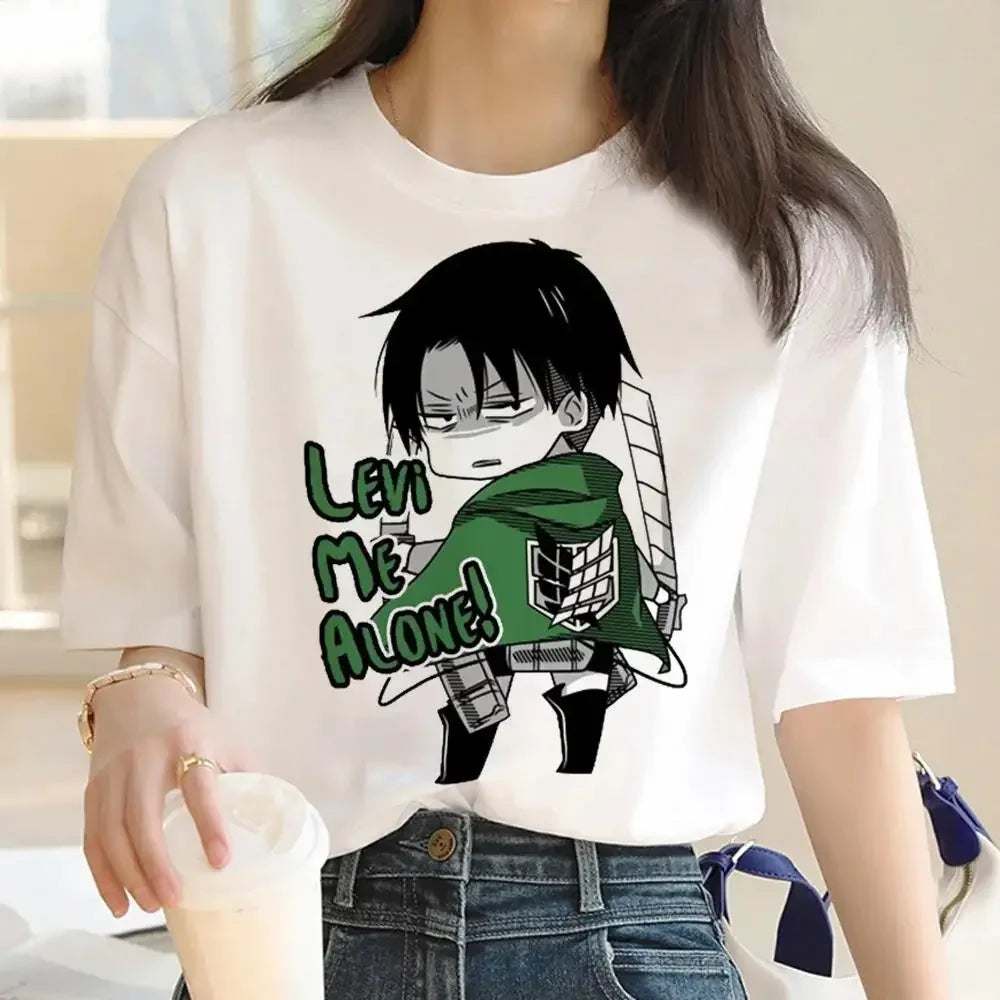 Women's T-Shirt™ Japanese Anime Attack on Titan Graphic Print Harajuku Short Sleeve Plus Size T Shirt