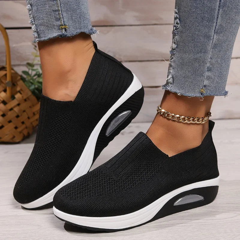 Women's Walking Shoes™ Air Cushion Non Slip Orthopedic Platform Wedge Female Sneakers
