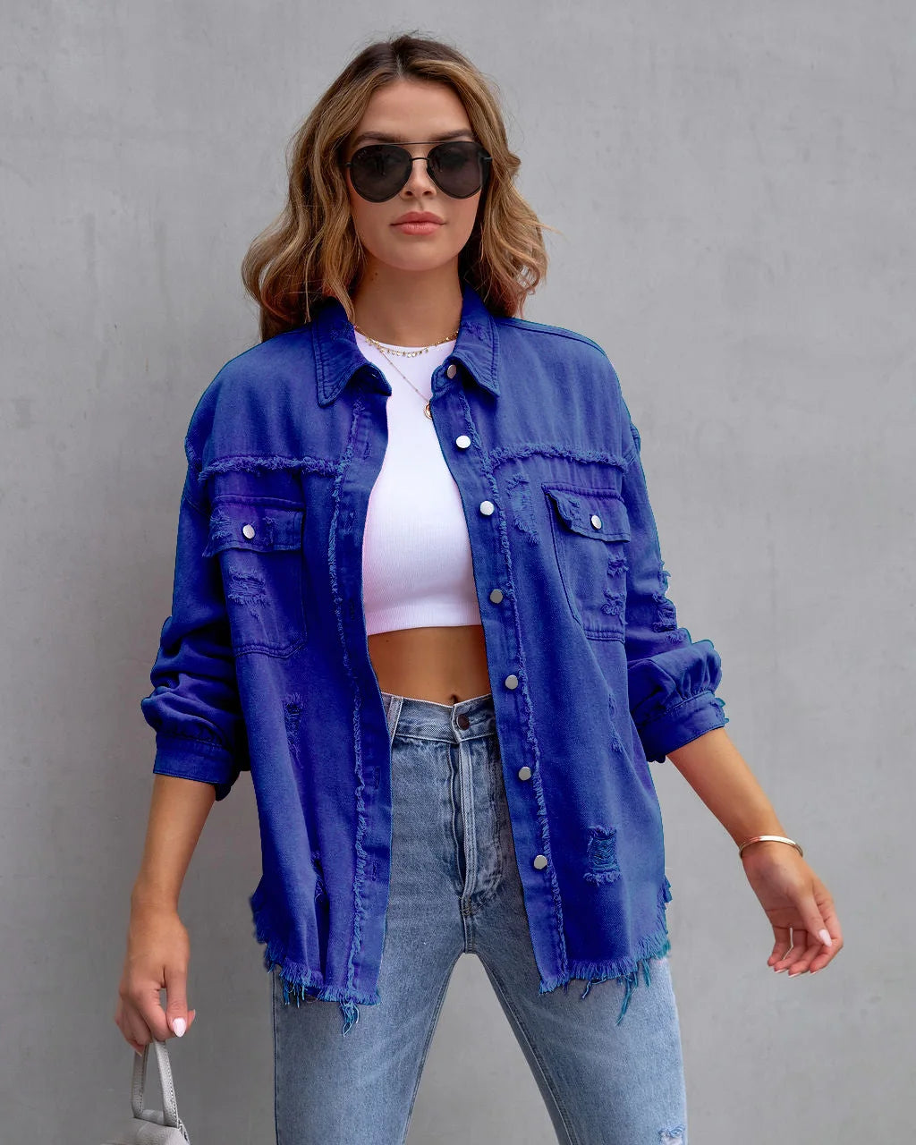 Women's Denim Shirts™ Vintage Oversized Loose Shirt