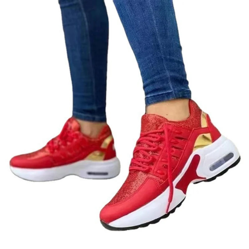 Women's Mesh Breathable Running Sneakers™ Vulcanize Platform Casual Chunky Shoes