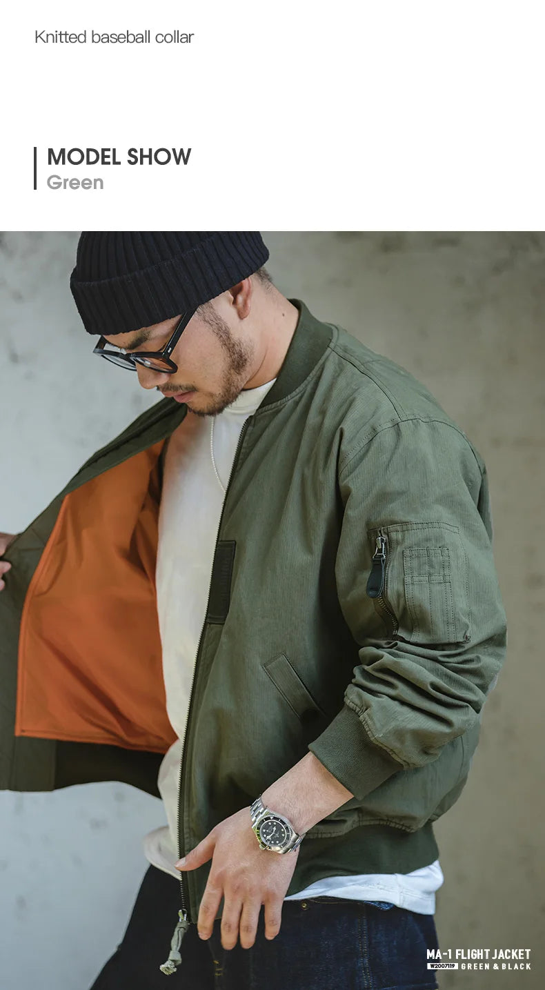 Men's Bomber Jacket™ Maden Retro MA1 Wind proof Jackets
