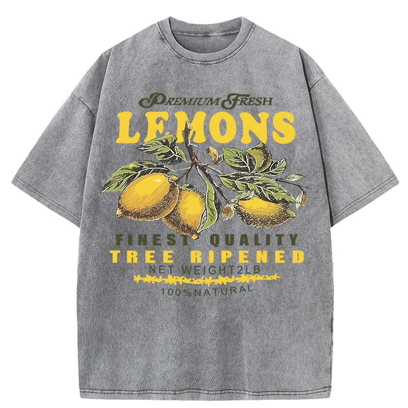 Women's Fruit Print T-Shirts™ Y2K Short Sleeve Loose Cotton Tees