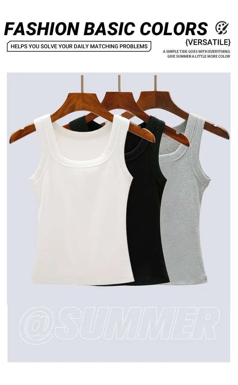 Women's Soft Tank Tops™ Tight Knitted Bottom Sleeveless Tops