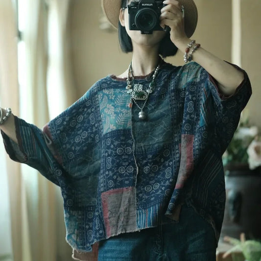 Women's Cotton Linen Harajuku Shirts™ New Vintage Aesthetic Clothes
