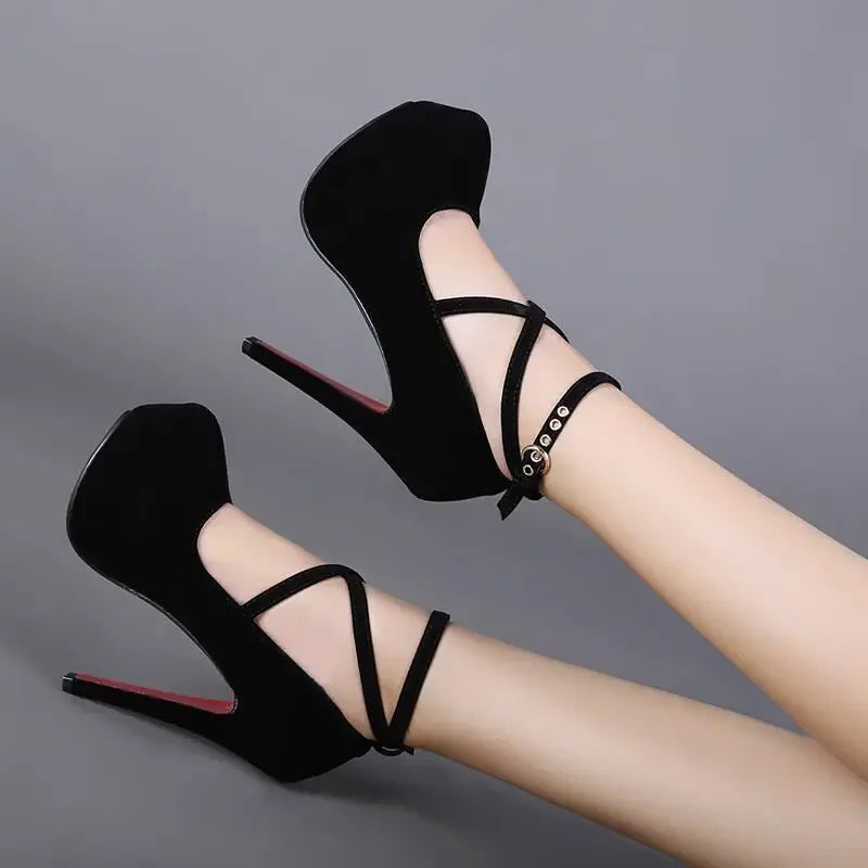 Women's High Heels Sandals™ Summer Classic Ankle Strappy Pumps Platform Heels