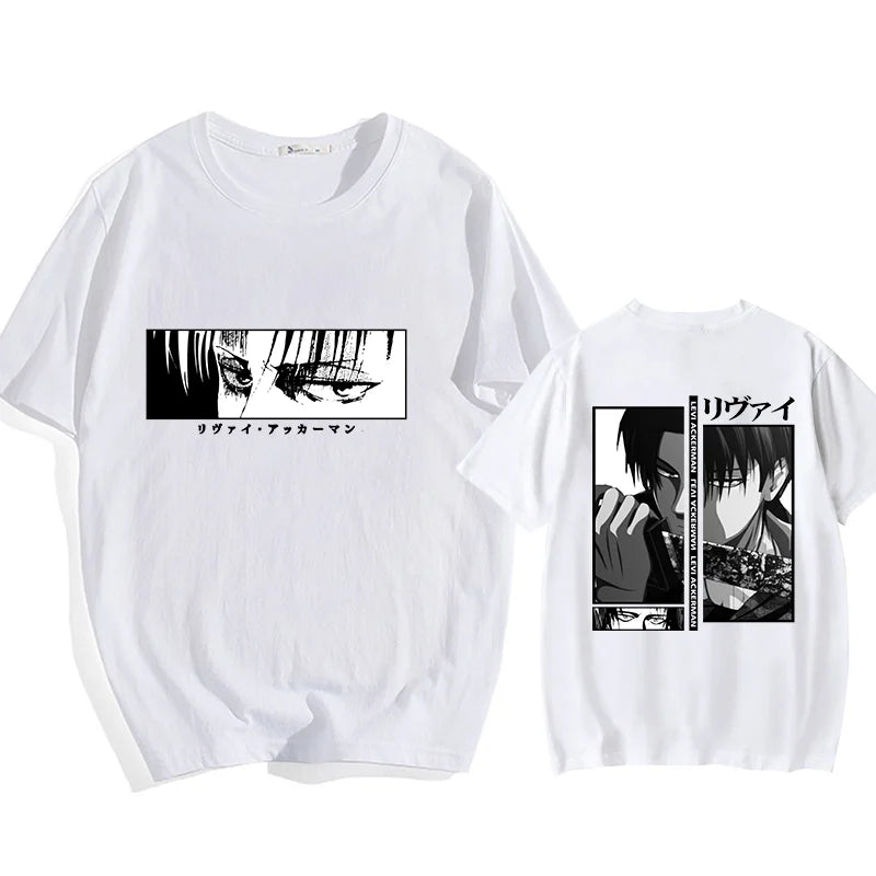 Men's T-Shirt™ Y2K Harajuku Japanese Anime Levi Ackerman Graphic Printed T-Shirt