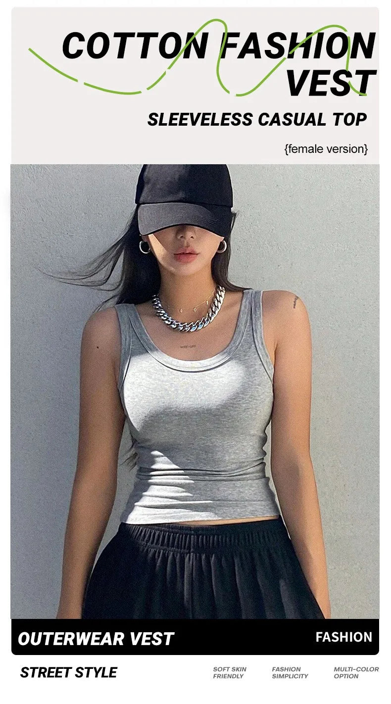 Women's Soft Tank Tops™ Tight Knitted Bottom Sleeveless Tops