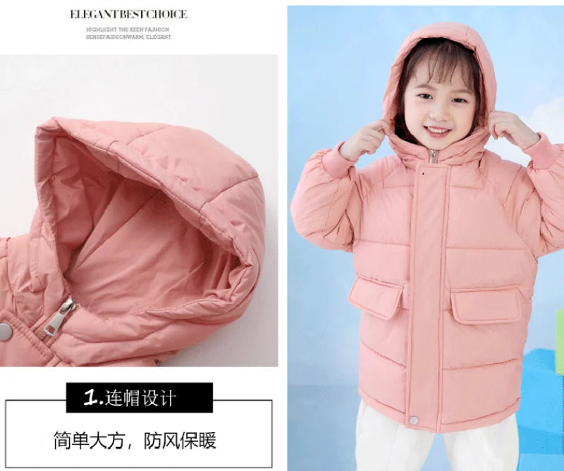 Boys & Girls Down Jackets™ Children Cotton-Padded Parka Jackets