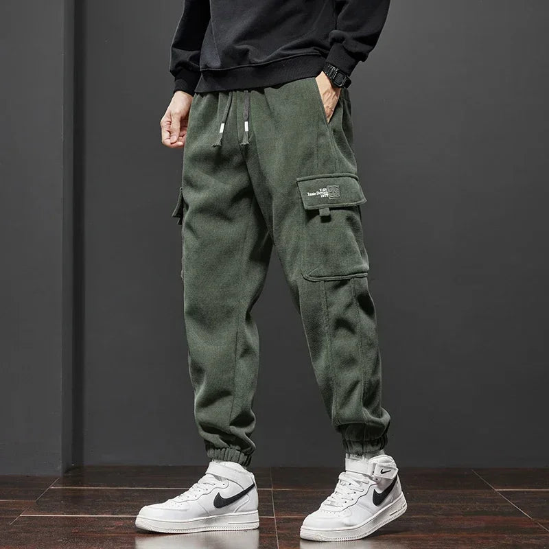 Men's Elastic Waist Jogging™ Spring Autumn New Style Stretch Straight Drawstring Pants