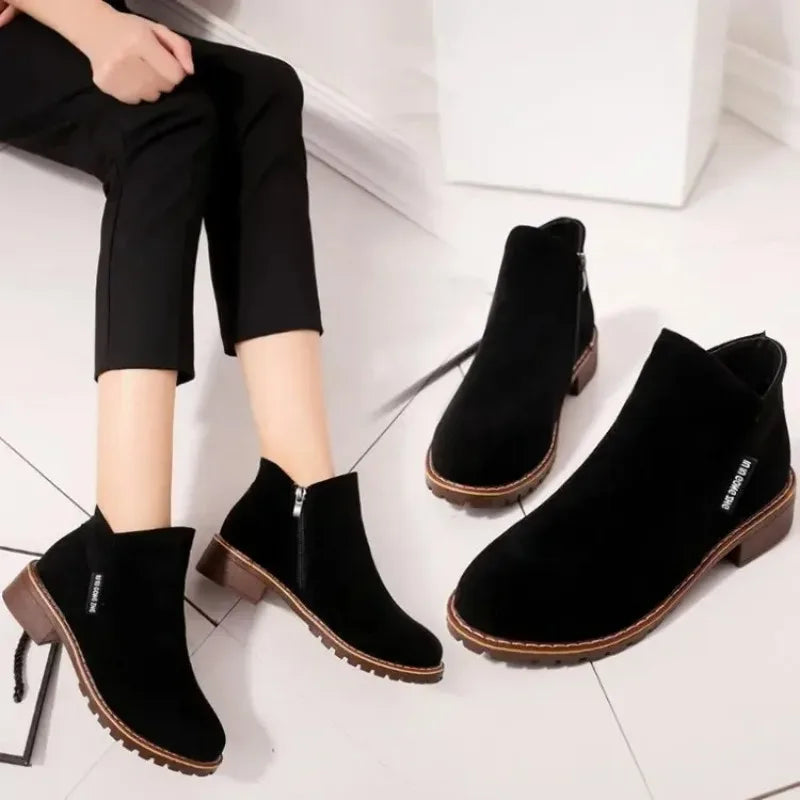Women's Shoes™ Chelsea Type Leather Shoes