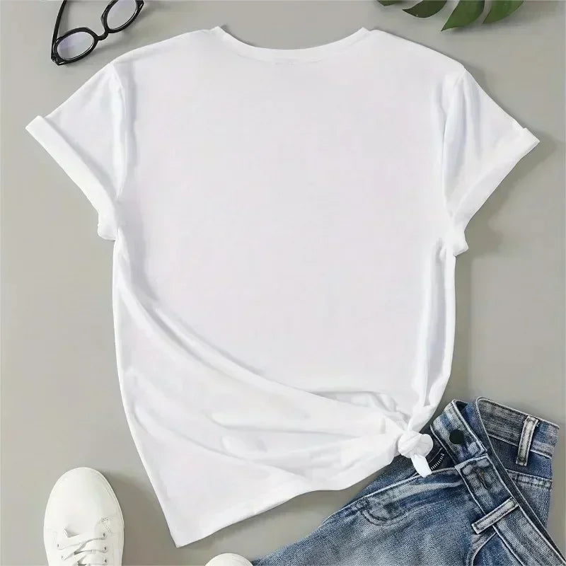 Women's Y2K Cartoon Bear T-shirt™ Cotton Oversized Comfortable and Soft T-shirt